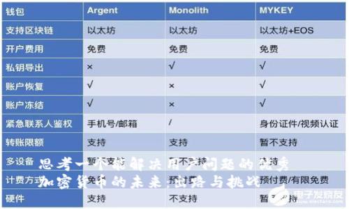 思考一个能解决用户问题的优秀  
加密货币的未来：出路与挑战