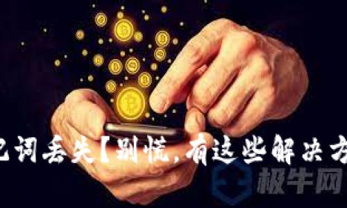 助记词丢失？别慌，有这些解决方案！