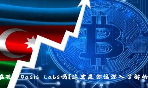 你还在观望Oasis Labs吗？这才是你该深入了解的契机！